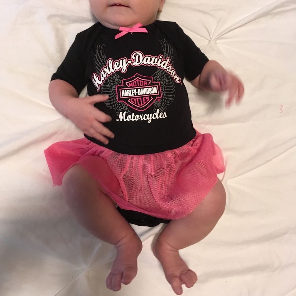 Harley Davidson onesie